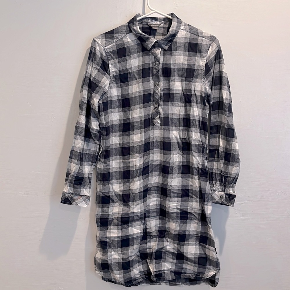 Eddie Bauer flannel shirtdress